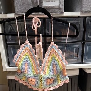 Under the Willow Crochet Halter Top